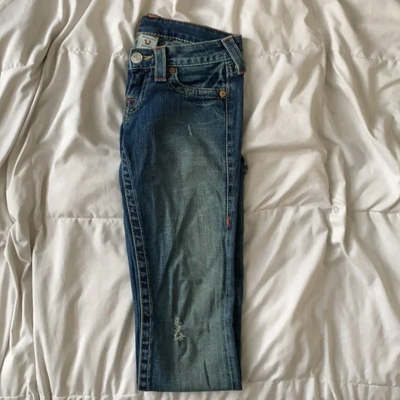 Size 25 True Religion Jeans. - Picture 4 of 5
